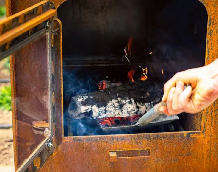 Außenkamin GAP mit Pizzastein